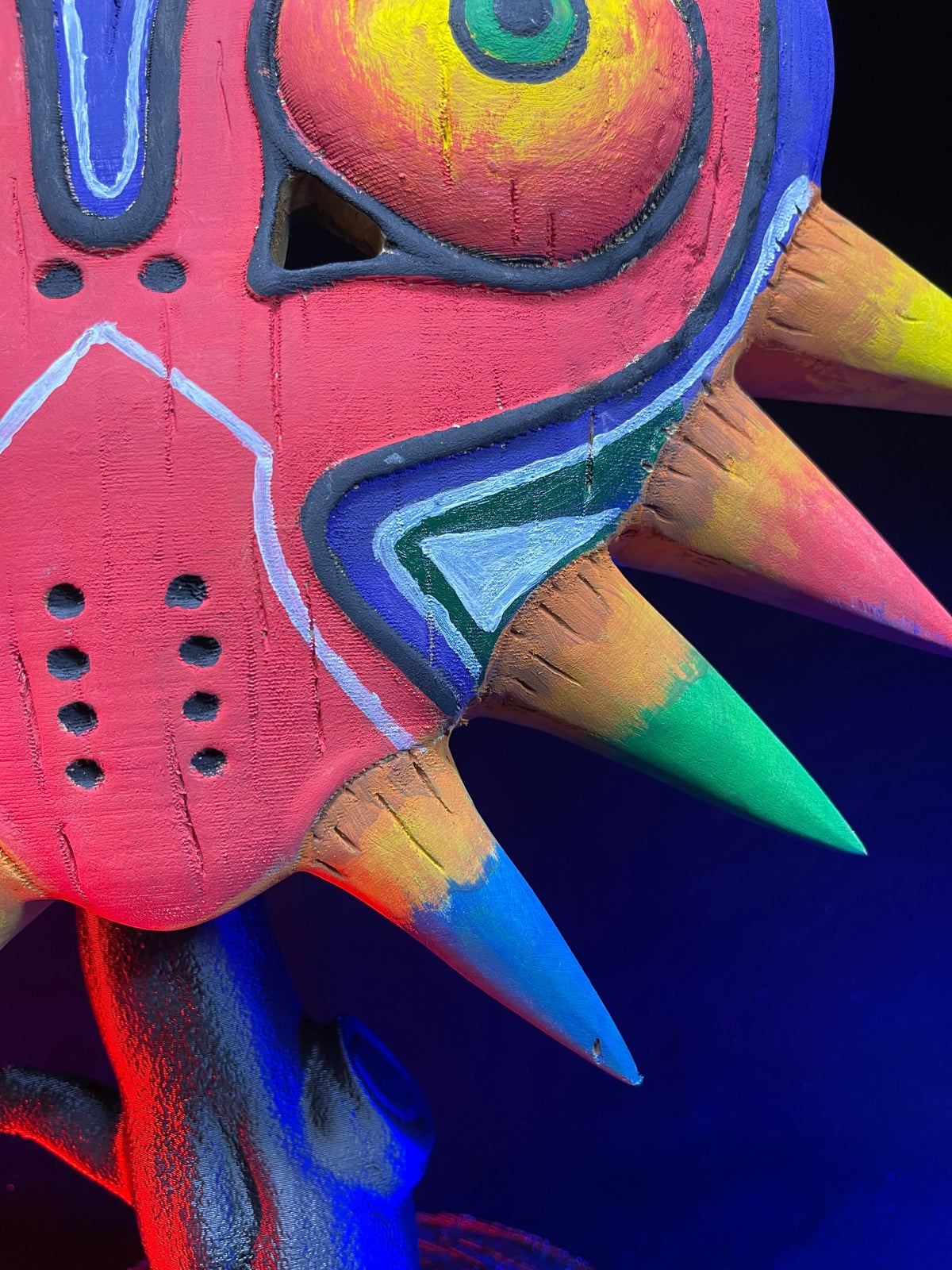 Wooden Majorae Mask
